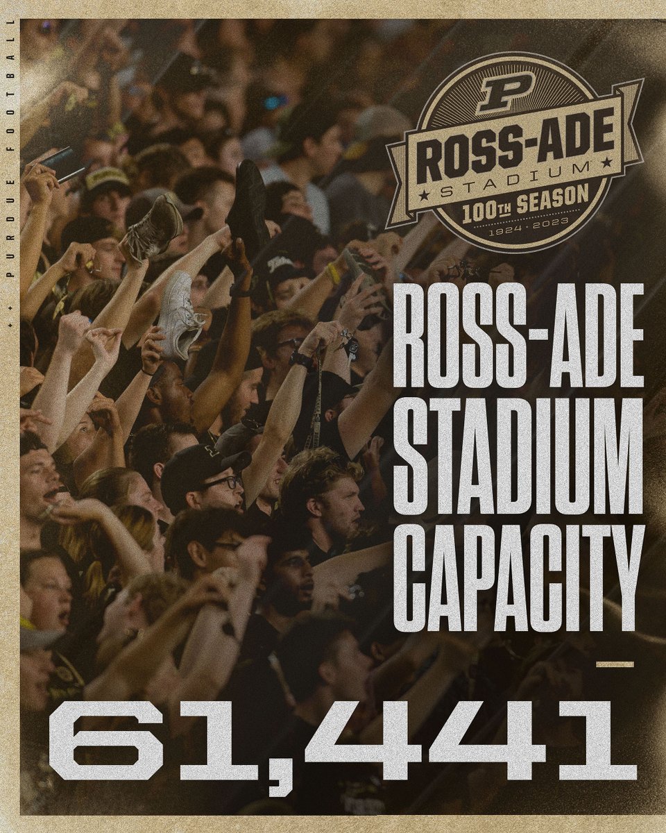 100th season, new capacity. Time to pack Ross-Ade! 🚂⬆️