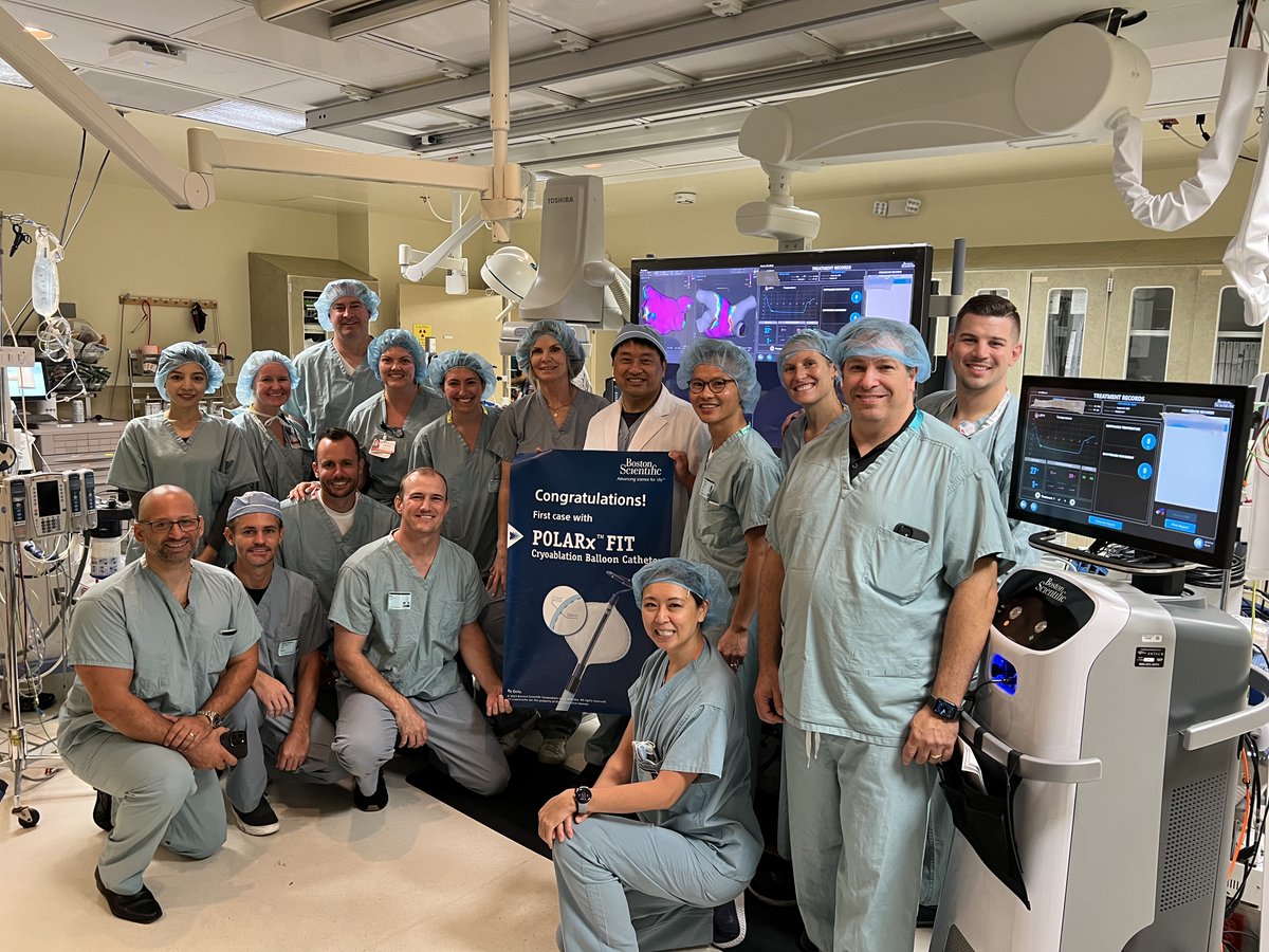 Congrats to Dr. <a href="/su_wilber/">Wilber Su</a> and team at <a href="/BannerHealth/">Banner Health</a>  for completing the first US commercial case using the POLARx™ FIT #cryoablation System! This is an important milestone for the treatment of patients with paroxysmal #afib.

Safety info: bit.ly/3qh50GJ