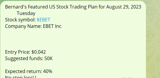 Bernard_Lepson's tweet photo. Today's intraday trading has ended $EBET
Get 52% of the income,if you want to participate
Follow me to get tomorrow's trading plan for free 
$muln $trka $bbig $sonn $viri $gtii $wish $wisa $aprn $ape $amc $gme $hkd $ucar $top $f $xela $wkhs $ttcf $wen $ride $tsla $frgt $ai $bbai