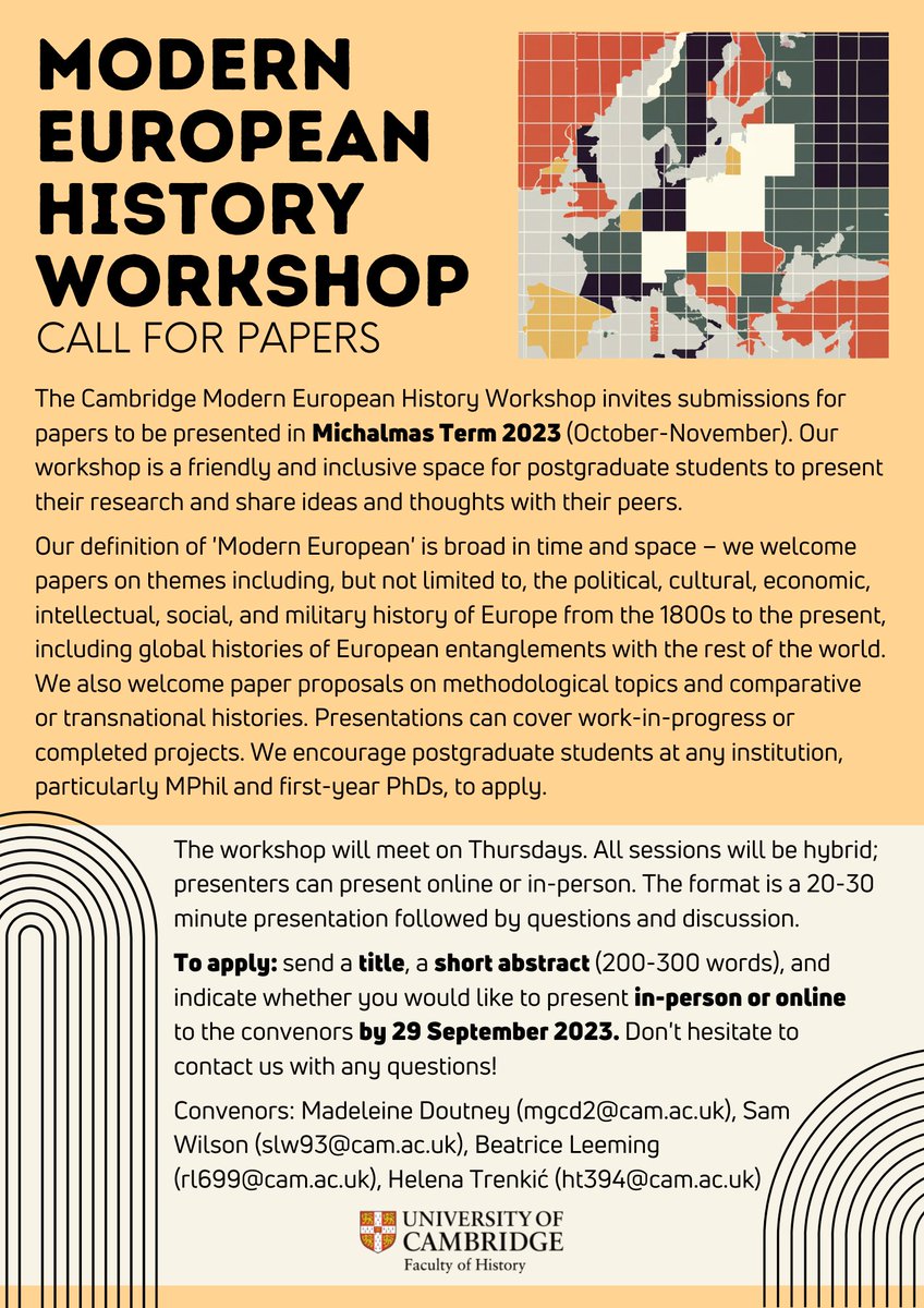 Modern European History at Cambridge tweet media