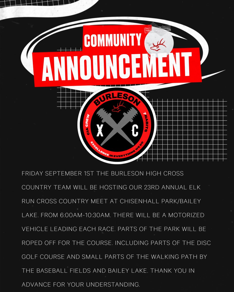 Burleson Cross Country tweet media