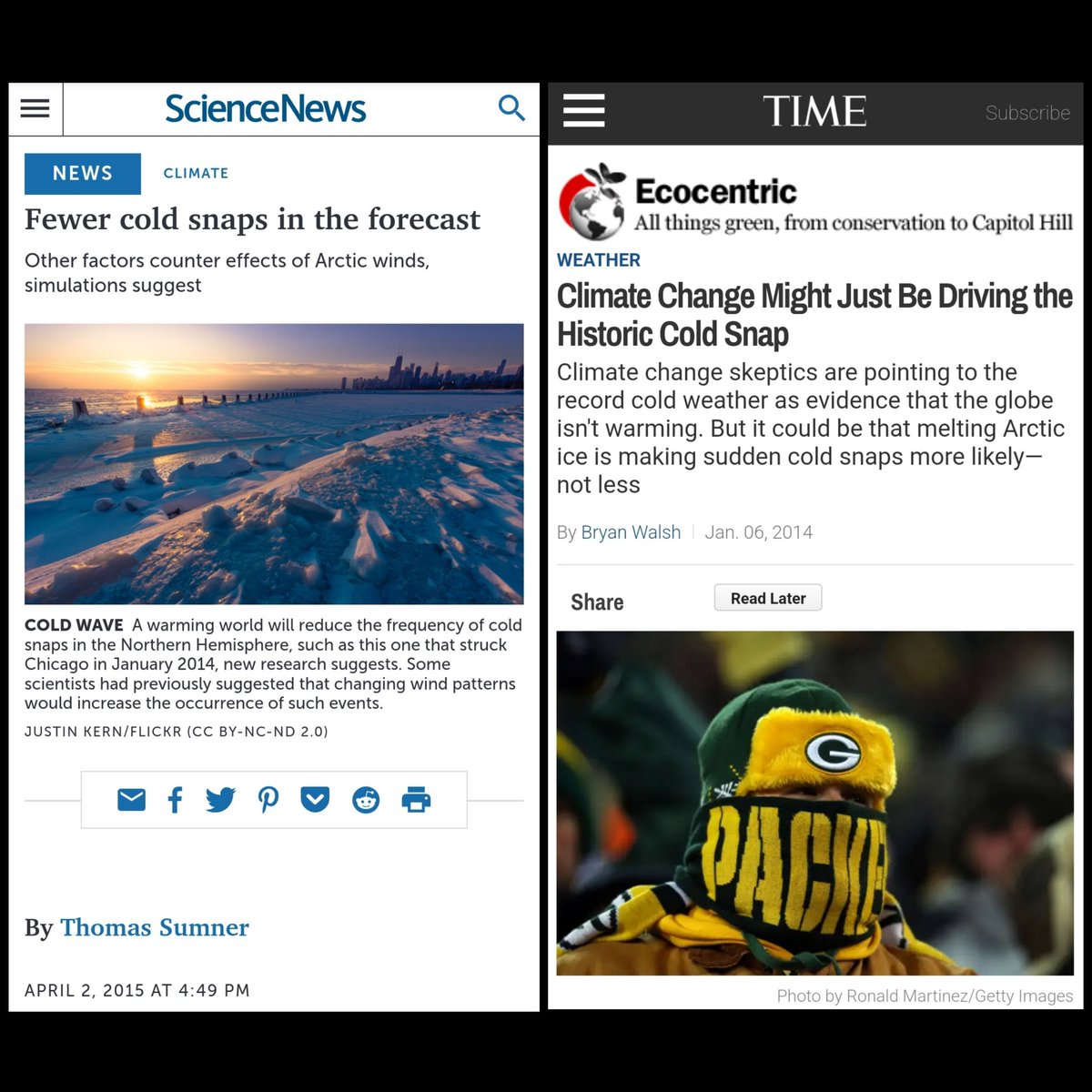 DawnTJ90's tweet photo. Modern Climate Scienceโข
Global Warming Cold Snap Edition
Warming ~ Coldsnaps Less Likely
and
Warming ~ Coldsnaps More Likely
๐ธThe Unfalsifiable Climate Cult
cc: @hausfath @GeraldKutney @rahmstorf @noaa @Nature @NaturePortfolio @NASAGISS @PIK_Climate @WMO @metoffice @ccdeditor @ClimateDepot