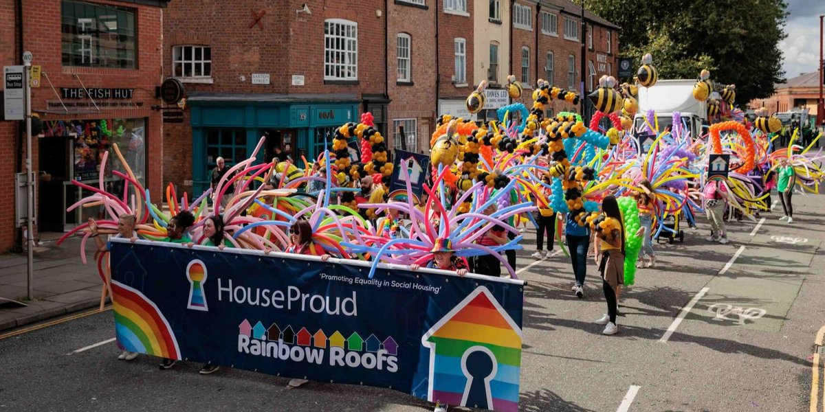 🌈 Our colleagues had a wonderful time taking part in the Manchester Pride Parade alongside our fellow @Houseproud_NW members last weekend! Thanks to everyone who came along and showed their support.