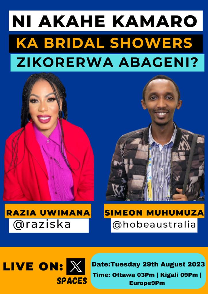 Ikaze mukanya tuganire ibitekerezo byaburiwese bifite agaciro 💯💯👌👌🇷🇼🇷🇼
#RwOT 
#RwandaIsOpen 
#RwandaWorks 
#RwOtgain 
@hobe_250 
@bahatiM_Kalisa 
@SimeonStyso 
@Annemwiza 
@Ladybee63710041 
@ladyofvoc 
@allenM_Kgenza1 
@blackkyete @mboso33123 
@mweneGIHANGA 
@DeejayGrant