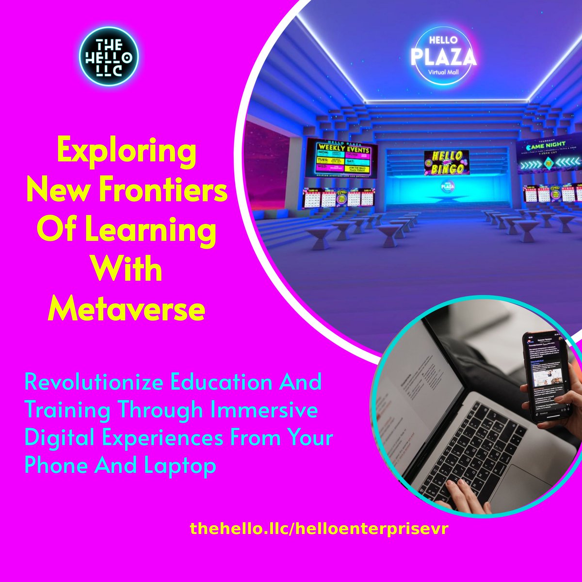 llc_hello's tweet image. 🌐 Ready to dive into the future of learning? The metaverse is changing education with immersive experiences. Discover how this revolutionary technology is reshaping education. Learn more🚀📚 #MetaverseLearning #EducationEvolution