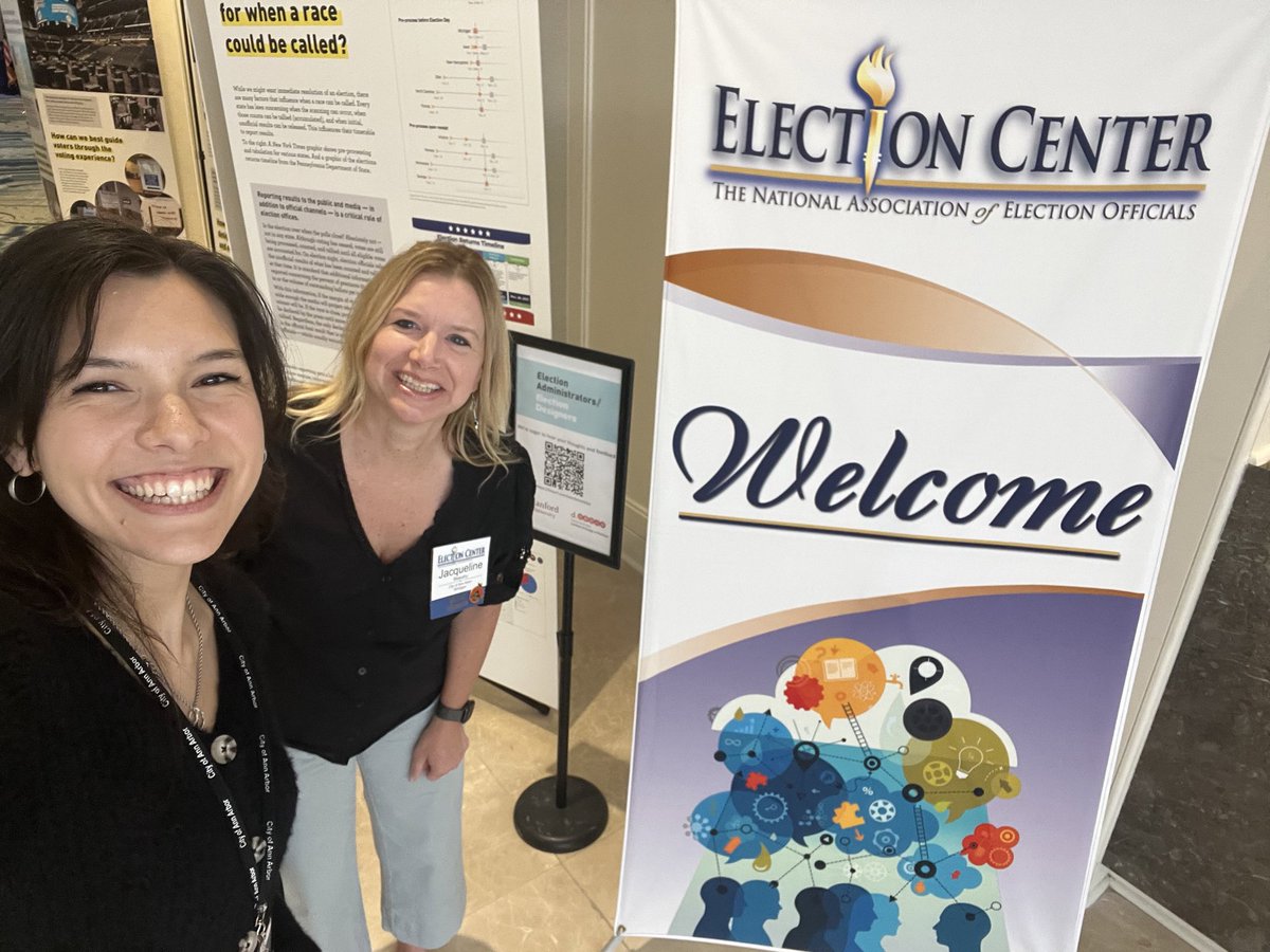 JackieBeaudry1's tweet image. So much learning, networking and sharing. #ElectionCenter #A2Votes