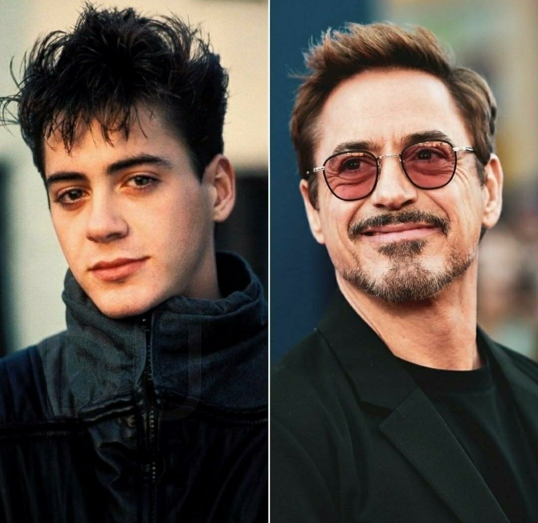 Before - After - Leonardo DiCaprio - Kate Winslet - Brad Pitt - Robert Downey Jr.