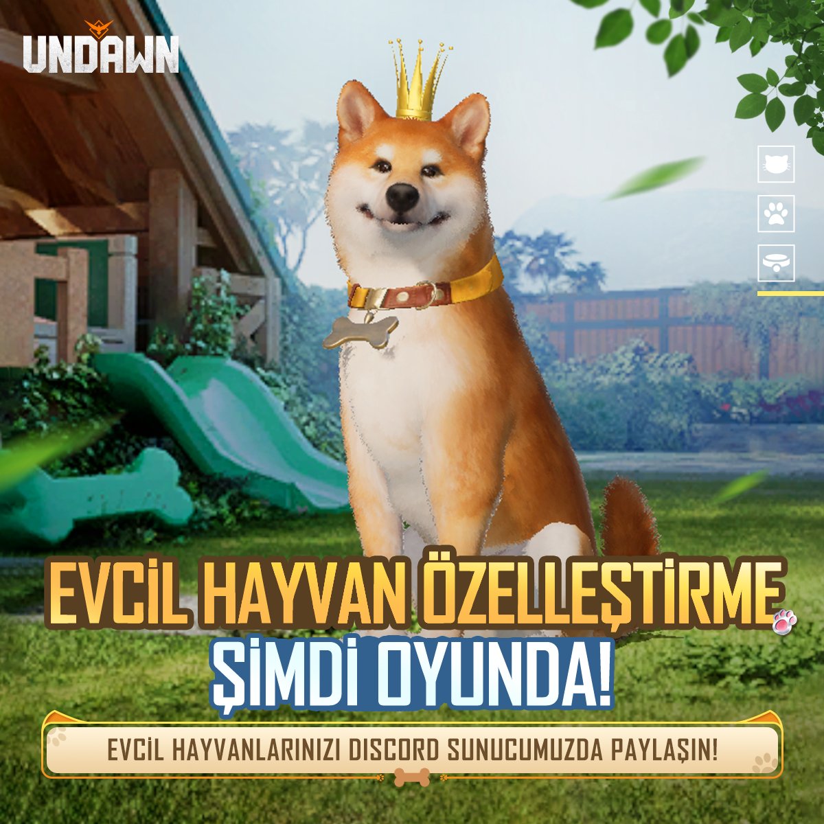 Bugün albüm sevimli minik dostlarımızla dolsun! 🐶🐱

Evcil hayvanını ve favori özelleştirme eşyalarını bizimle discord sunucumuzda paylaş! discord.gg/undawn-turkiye

#undawntr #aksiyon #pcoyunu #pc #hayattakalmaoyunu #mobil #mobiloyun