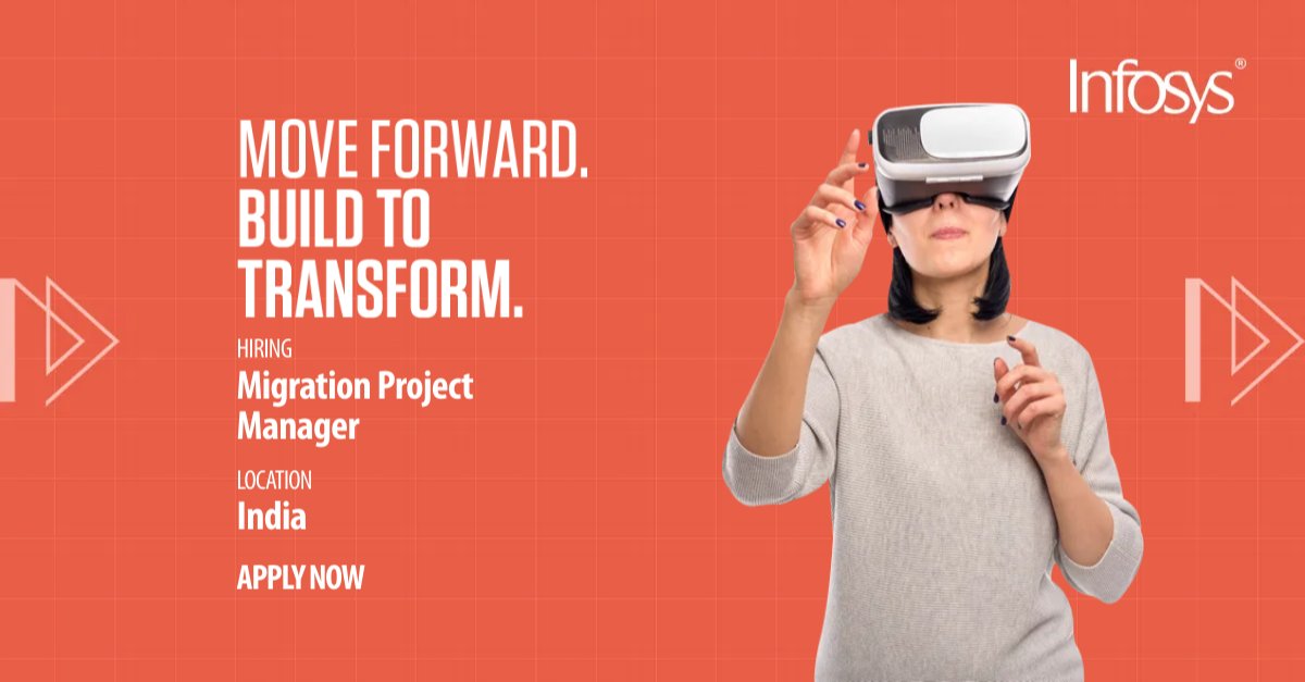 muneermunavary's tweet image. Infosys is hiring for &quot;Migration Project Manager Professionals&quot; at PAN India level, Apply here - career.infosys.com/jobdesc?jobRef…

#ForwardwithInfosys #InfosysCareers #InfosysRecruitment infy.com/3szzc0z