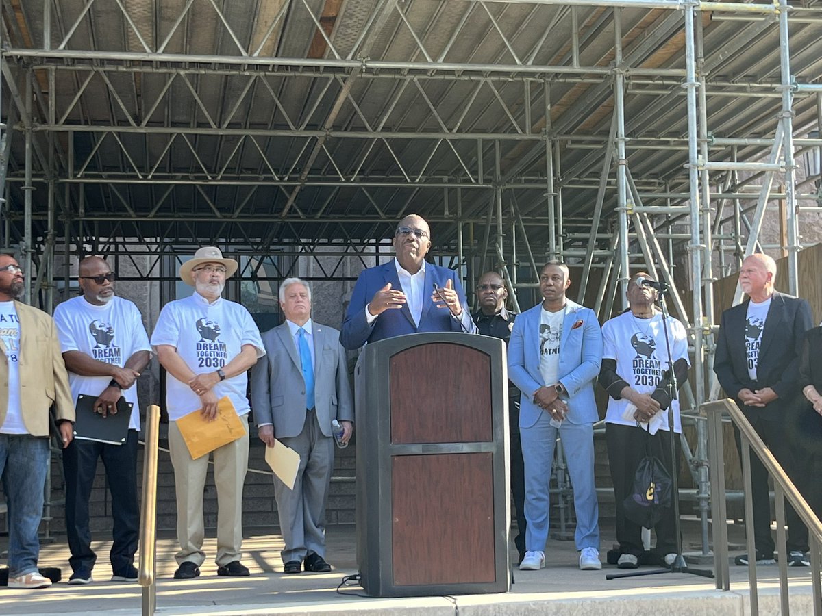 On the 60th Anniversary of MLK’s “I Have A Dream” speech <a href="/TxBCFoundation/">Texas Black Caucus Foundation</a> Chairman <a href="/SenRoyceWest/">Royce West</a> &amp; Boardmember Archbishop Sterling Lands joined pastors, community leaders, &amp; elected officials from across Central Texas to demand not just words, but actions that reflect MLK’s dream