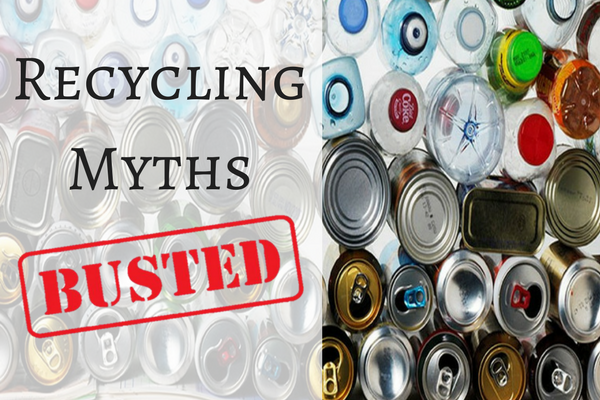 DVRecycling's tweet photo. Recycling MYTH: Any item with a recycling symbol can be recycled in a recycling bin. FACT: The recycling symbol is not regulated and can be found on non-recyclable products. Always check your city or county for recycling guidelines! https://t.co/lGJmLjzwNb