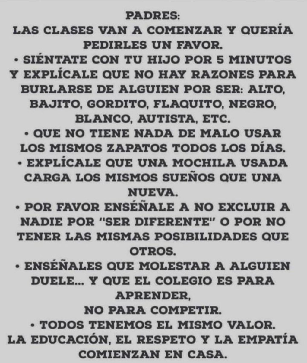 nurysarias's tweet photo. Atención Padres: https://t.co/xwLS3J2NyG