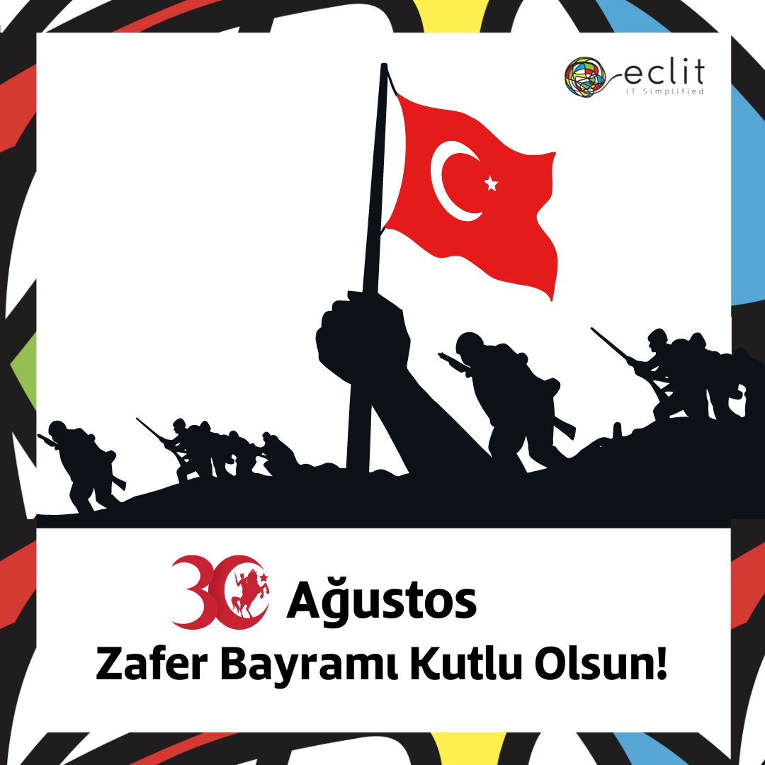30 Ağustos #ZaferBayramı kutlu olsun! 🇹🇷

#Eclit #30AğustosZaferBayramı
