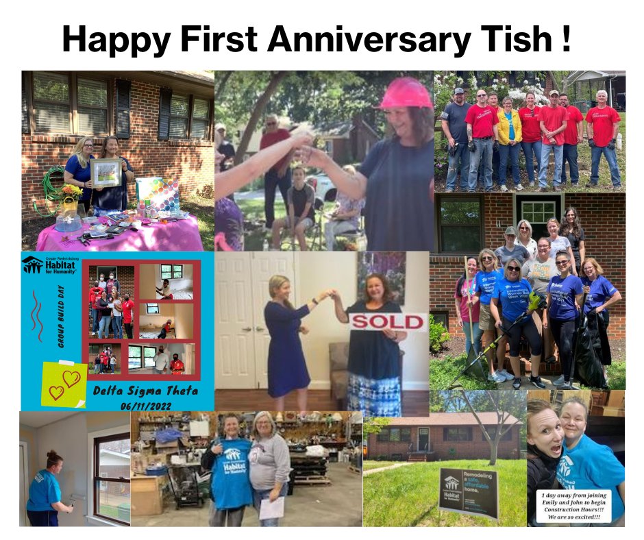 fred_hab's tweet photo. A big shout out to Tish who is celebrating her First Anniversary in her new home today! We are grateful for everyone who made Tish’s home in #staffordva possible! https://t.co/39S1hESIyF