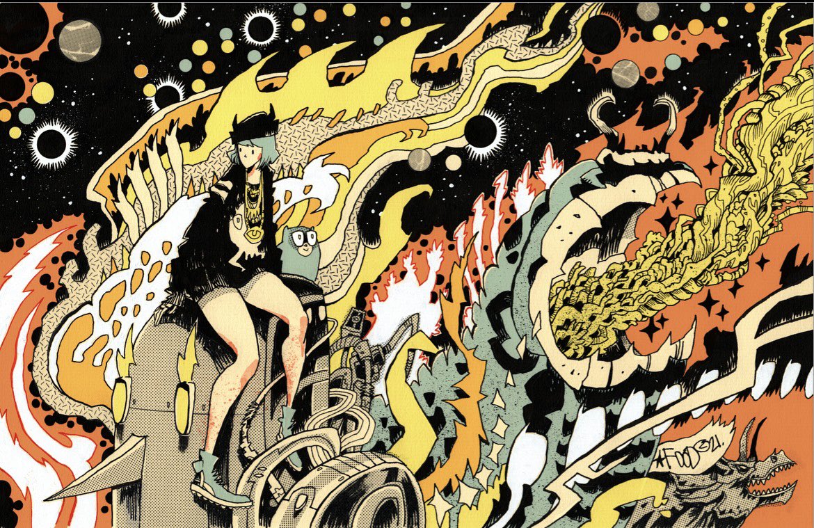 JimMahfood's tweet image. Dragonframe 5 box art. Kick butt every single day. 
#dragonframe #illustration #packageart #illustration #freelance #software #psychedelic #visualfunk #foodone #jimmahfood