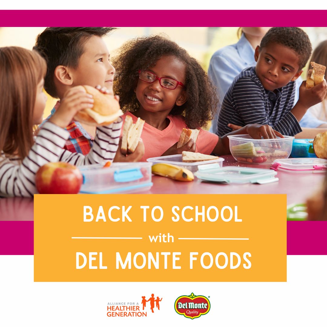 Growing brains mean hungry bellies! 🧠🍎 Check out our latest ideas and recipes for yummy and affordable meals and snacks: healthiergeneration.org/delmonte @DelMonte #BackToSchool
