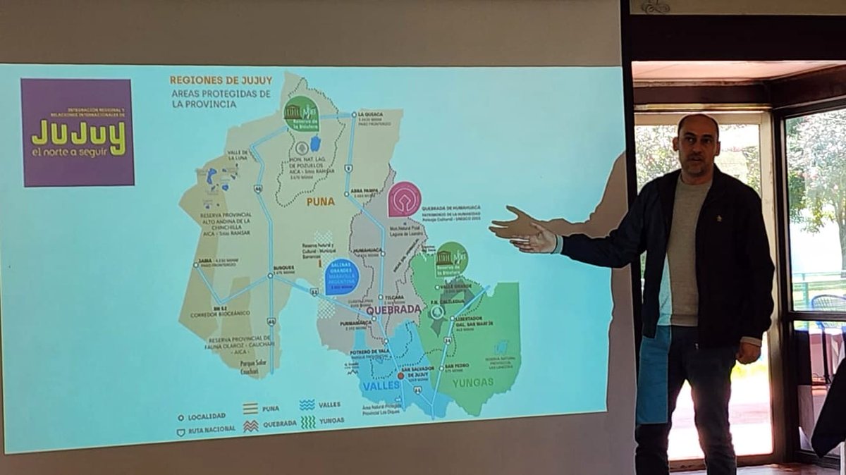 CooperacionArg's tweet photo. Se realizó la primera misión del proyecto #FOAR entre Jujuy y la Región de Arica & Parinacota sobre turismo. El trabajo fue aprobado por @ACIAH_Arg y @AGCICHILE en la “IV Convocatoria a Proyectos de Cooperación Descentralizada Argentina-Chile 2023”. https://t.co/riuPgB8Cmj