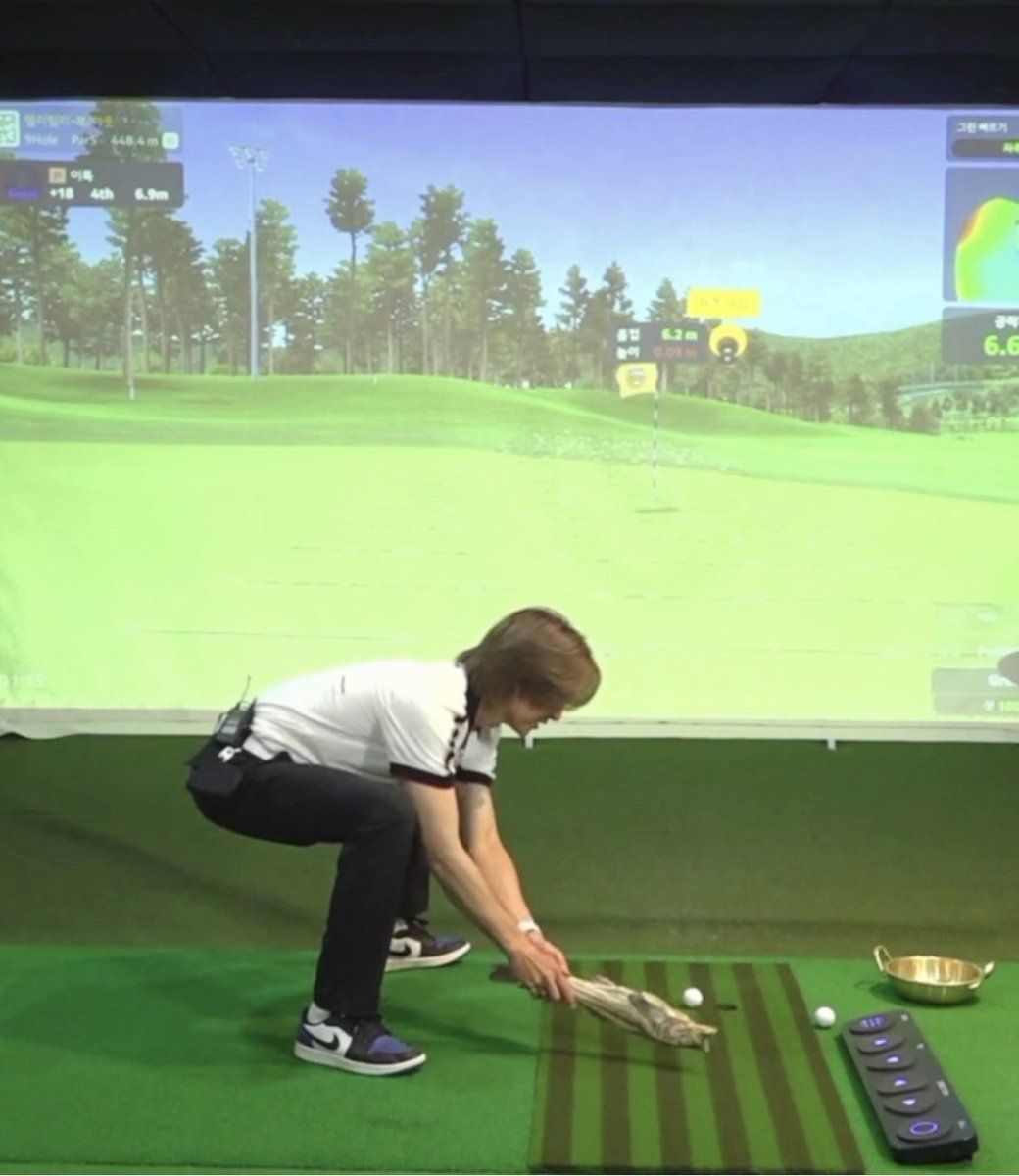 干物でゴルフしたアイドル世界探してもイトゥクさんしかおらん