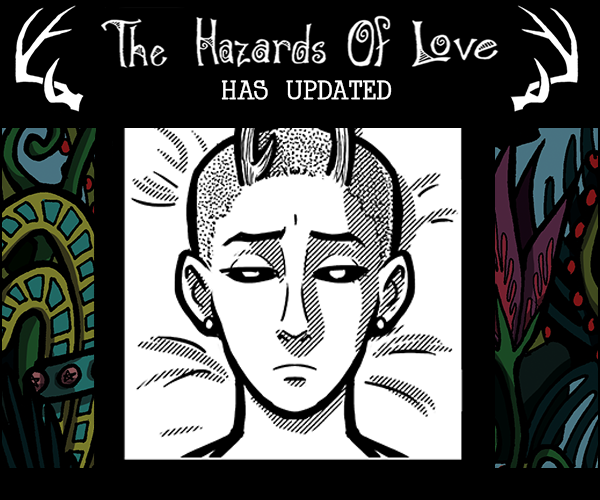 Snakewife's tweet photo. Over at #HazardsComic, Fawn wakes up.

https://t.co/sgr2qxTUML https://t.co/LcfenMQDok