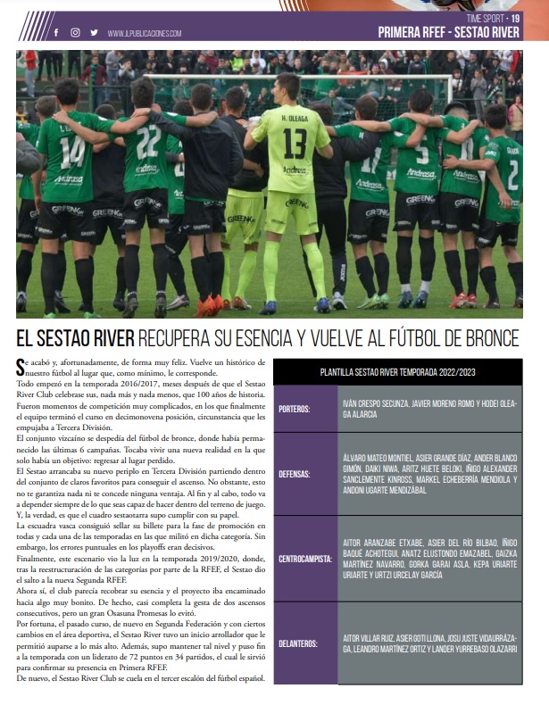 Time Sport - El Periódico del Partido tweet media
