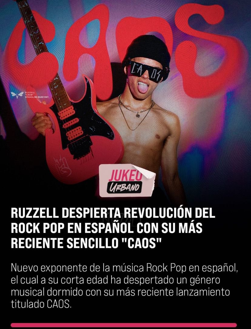 ruzzellmusic's tweet photo. Buenos días para todos. Aquí ya pueden leer parte de mi trayectoria. 👉 https://t.co/BJhVKRL0D2 #ruzzell #caos #noticia #felizmartes #BuenMartes  #EsMuyTemprano  #Idalia  #Stationhead #Florida #PuertoRico https://t.co/8JXCoQjVuF