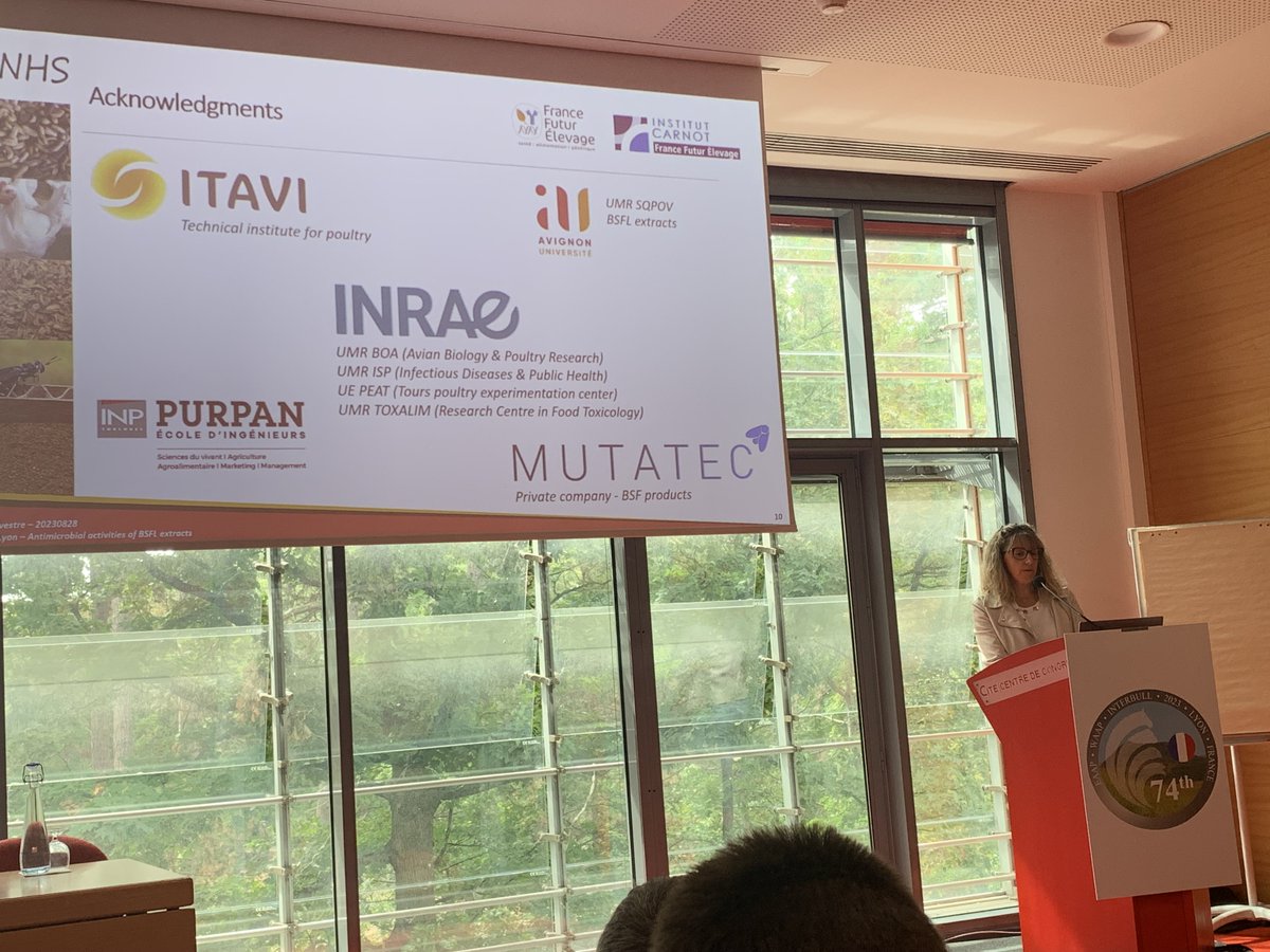 Plusieurs présentations <a href="/eaap2023Lyon/">Lyon EAAP</a> des résultats du programme #PINHS avec <a href="/mutatec_insects/">MUTATEC</a> , <a href="/INRAE_France/">INRAE</a>, <a href="/ITAVIofficiel/">ITAVI</a> @ecolepurp @EcoledePURPAN @UnivAvignon , <a href="/Carnot_F2E/">France Futur Elevage</a> #insectes #HermetiaIllucens #volailles <a href="/EAAPofficial/">EAAPofficial</a>