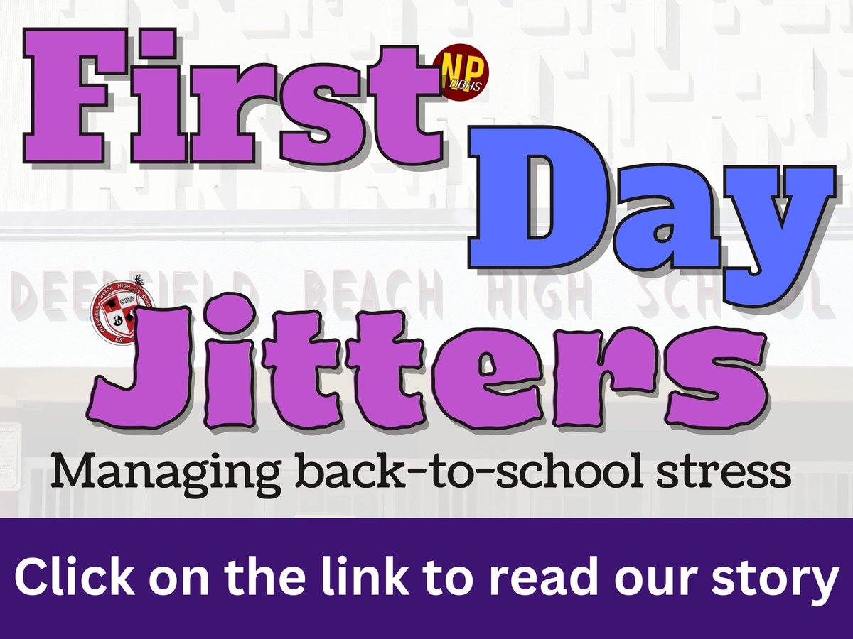 DBHSpathfinder's tweet image. August ushers in the new school year for #DBHS students which brings new responsibilities and the fear of the unknown. as a returning student. To read more about maintaining well-being, check out this #DBHS #StudentWritten story.

deerfieldbeachhigh.net/2023/08/28/fir…