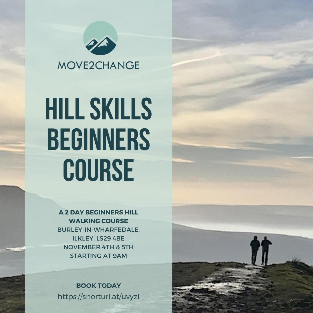 Move2changeC's tweet photo. This November we are running a #free 2 day beginners hill #walking course👏

The course is nationally accredited by @MtnTraining ! We are proud to be able to offer these courses to enable people to get #outdoors, get active and get connected🍃

Book today👉https://t.co/tSZ5u9HScc https://t.co/cYZEr1u7xp