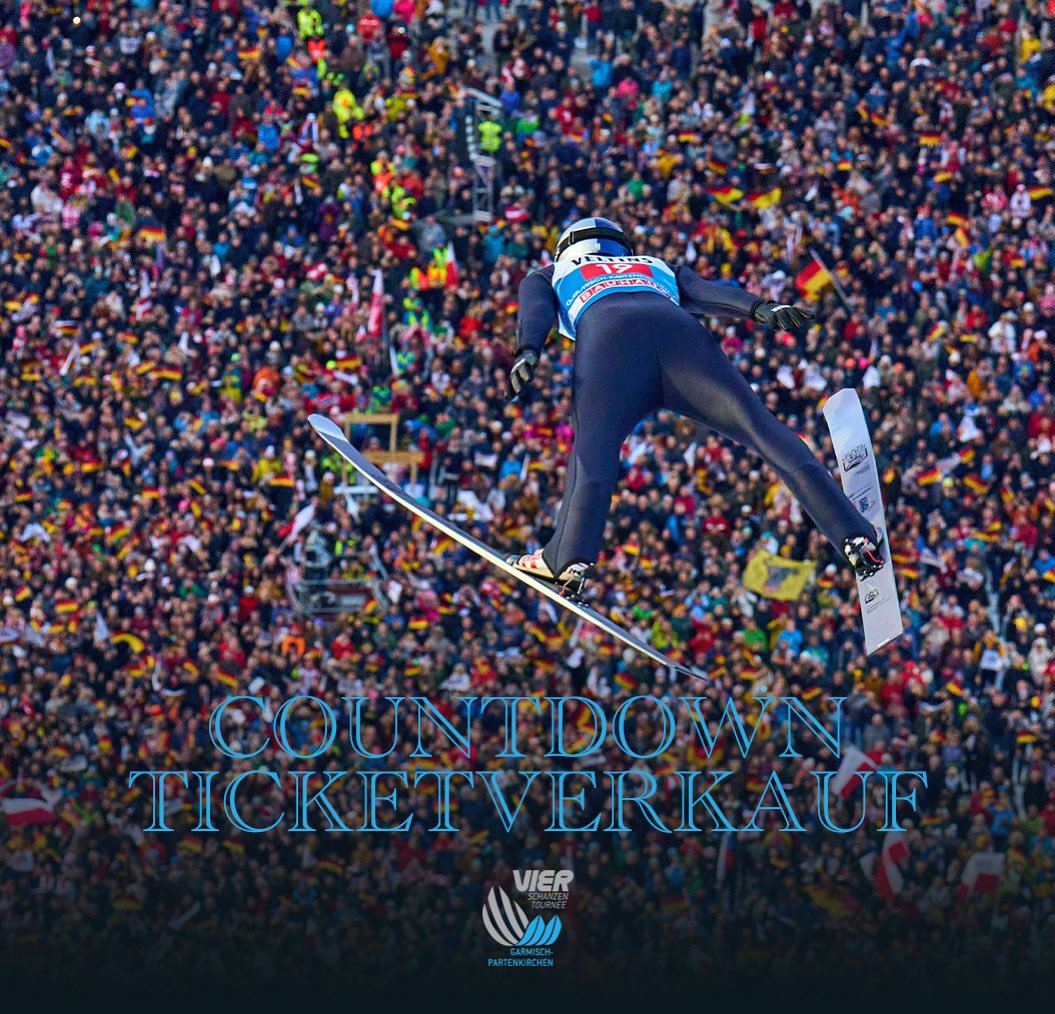 Gap_Skispringen's tweet image. Nur noch 3️⃣ Tage bis zum Verkaufsstart der Kombi-Tickets für das @Gap_Skispringen 2024!⏳🤩

Am 01.09 um 9 Uhr gehen die Kombi-Tickets in den Verkauf!🎟️ Freitagmorgen am besten also nichts anderes vornehmen😉🗓️ 

#neujahrsskispringen #skispringen #gap 📸: IMAGO/ActionPictures