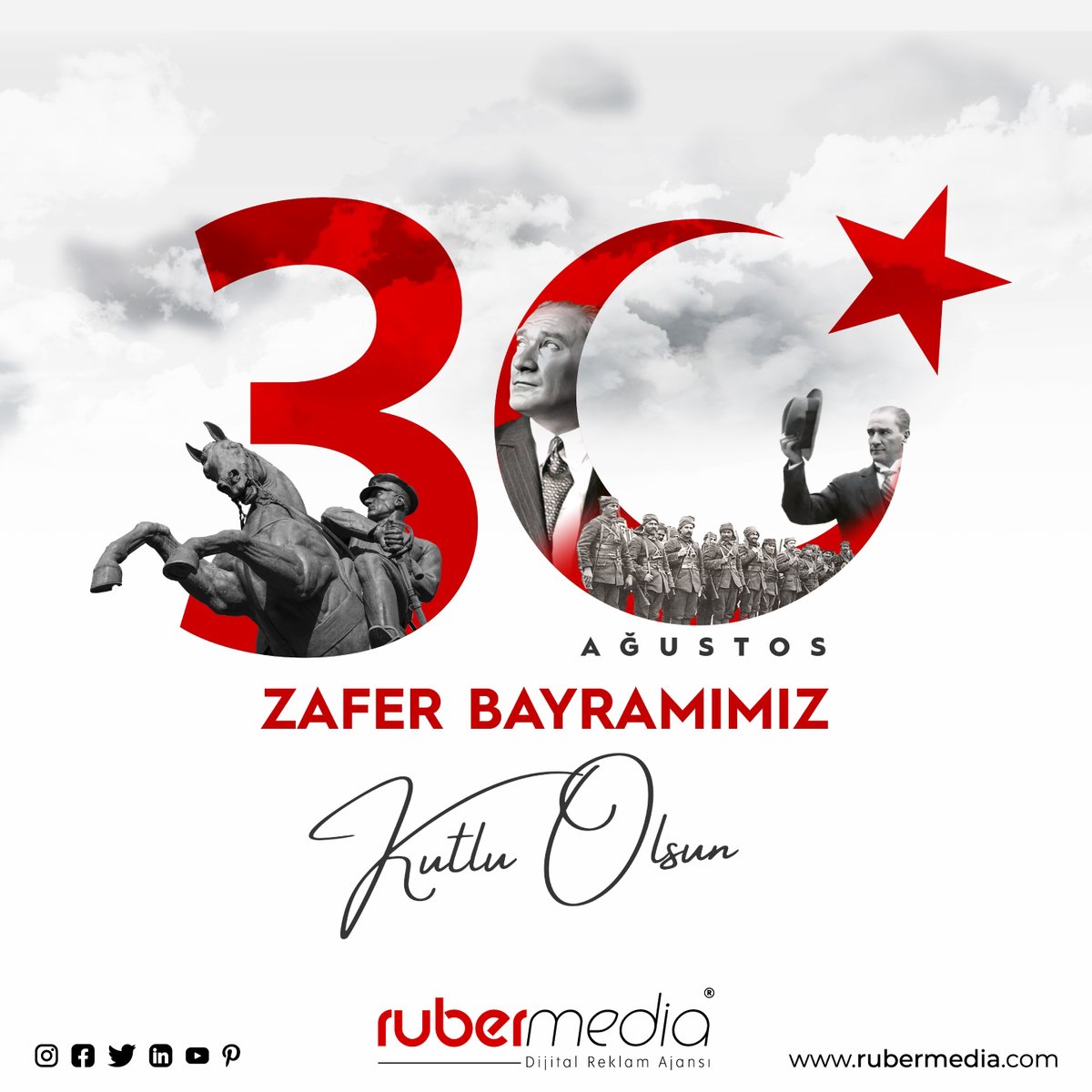 rubermedia's tweet photo. 30 Ağustos Zafer Bayramı'mız Kutlu Olsun ! 🇹🇷

RUBER MEDIA ®️

#rubermedia #30ağustoszaferbayramı #30ağustos #30agustoszaferbayrami #türkiye #zaferbayrami https://t.co/O3Qdha4cUM