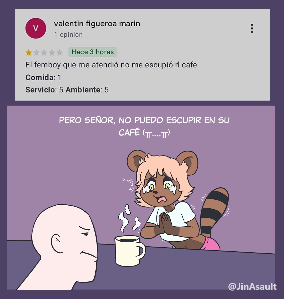 JinAsault's tweet photo. Debería hacerle publicidad a Femboys furrys burger https://t.co/wyygU0CK3x