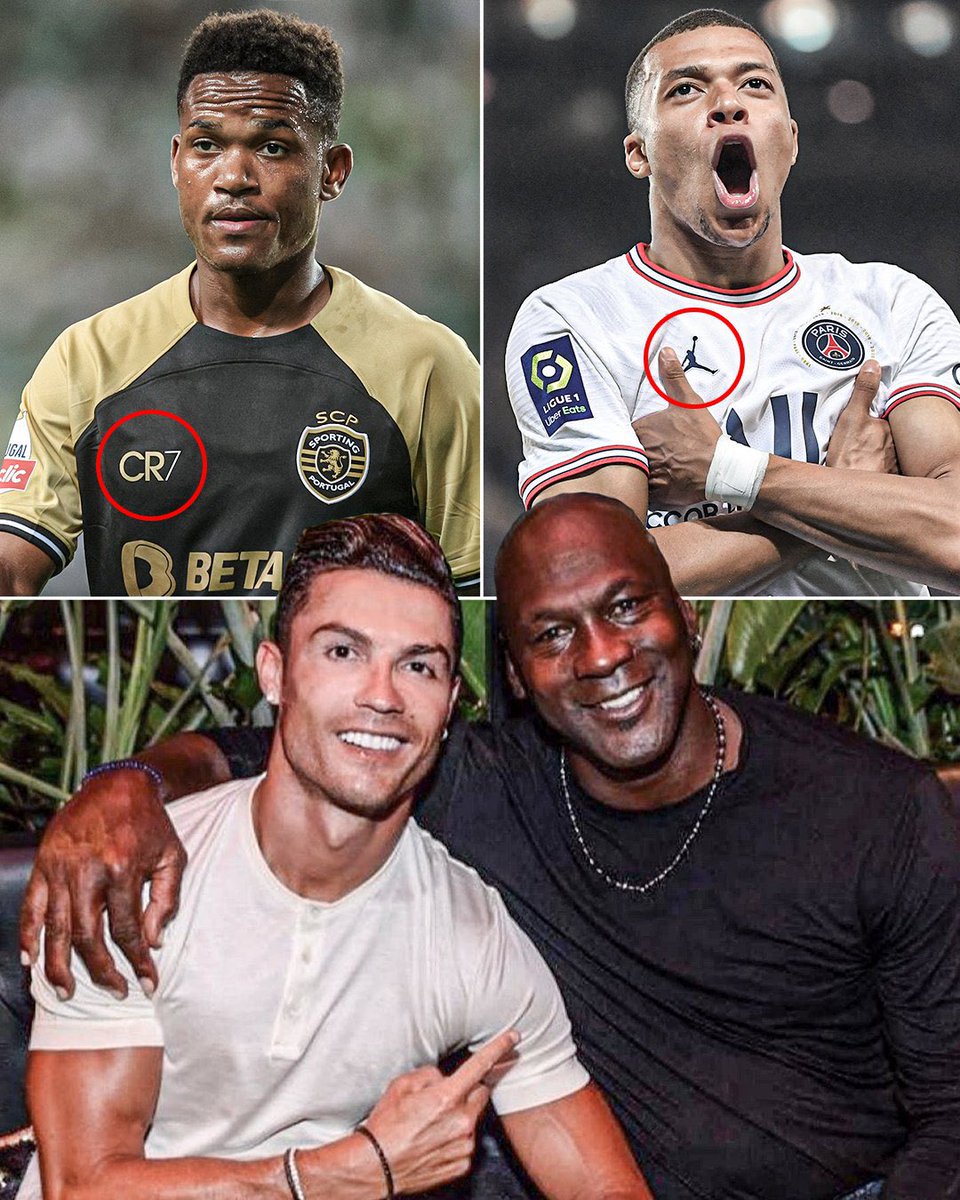 CR7Brasil's tweet photo. Os dois únicos jogadores a terem suas logos estampadas em um uniforme de um clube de futebol.

CR7 🤝🏼 Jordan https://t.co/2kCbSCdePW