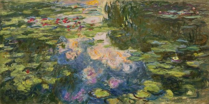 Claude Monet’s water lilies