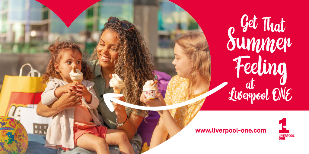 Loving our creative for Liverpool One - shop till you drop this summer!