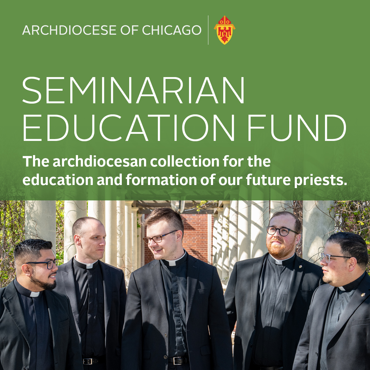archchicago's tweet image. Please support the Seminarian Education Fund by donating at Mass during the weekend of Sept. 16-17, or online at archchicago.org/seminarianfund. Your gift will support training and education of men studying for priesthood in the Archdiocese of Chicago. #SeminarianEd23