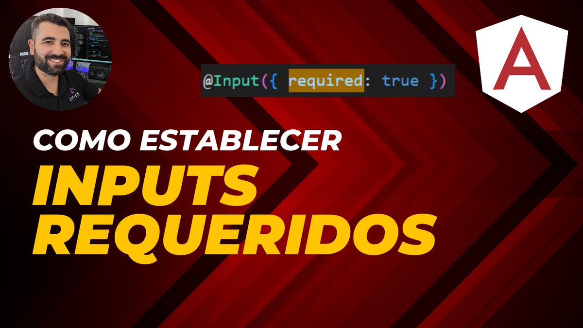 efisiodev's tweet image. ¿Sabías que desde la versión 16 de Angular es posible establecer un input como requerido? Quédate para verlo ✅
Video completo  
youtu.be/PfVNh8mmWz4 
#Angular #InputRequired #Angular16 #Software #Programadoras