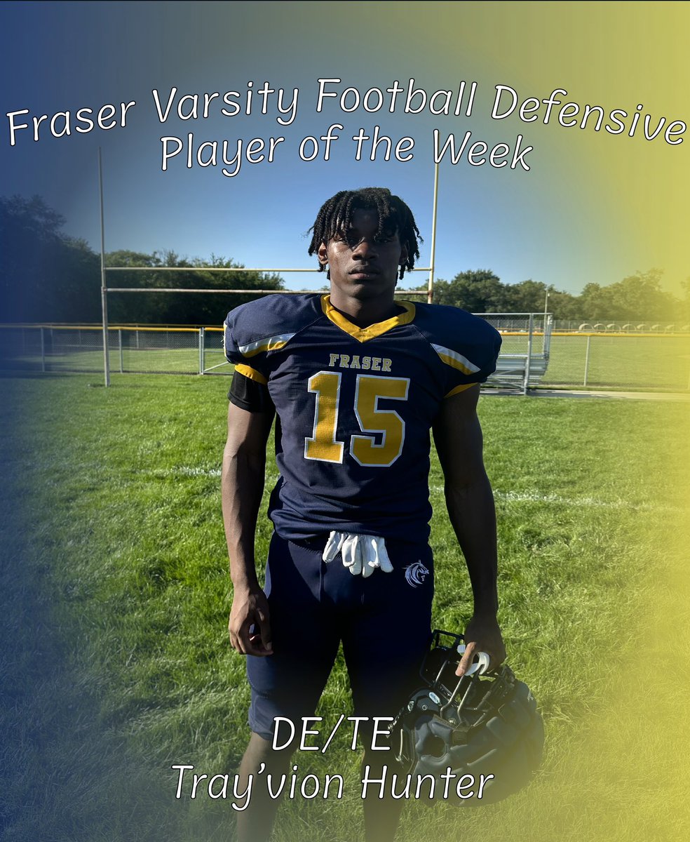 Our Defensive Player of the Week from the Troy Athens victory is Senior Tray’Vion Hunter. Tray’Vion was a huge factor in the elite defense played by the Ramblers last Thursday. Every time you looked he was in the backfield with a TFL or Sack. Coaches, keep an eye out for this guy