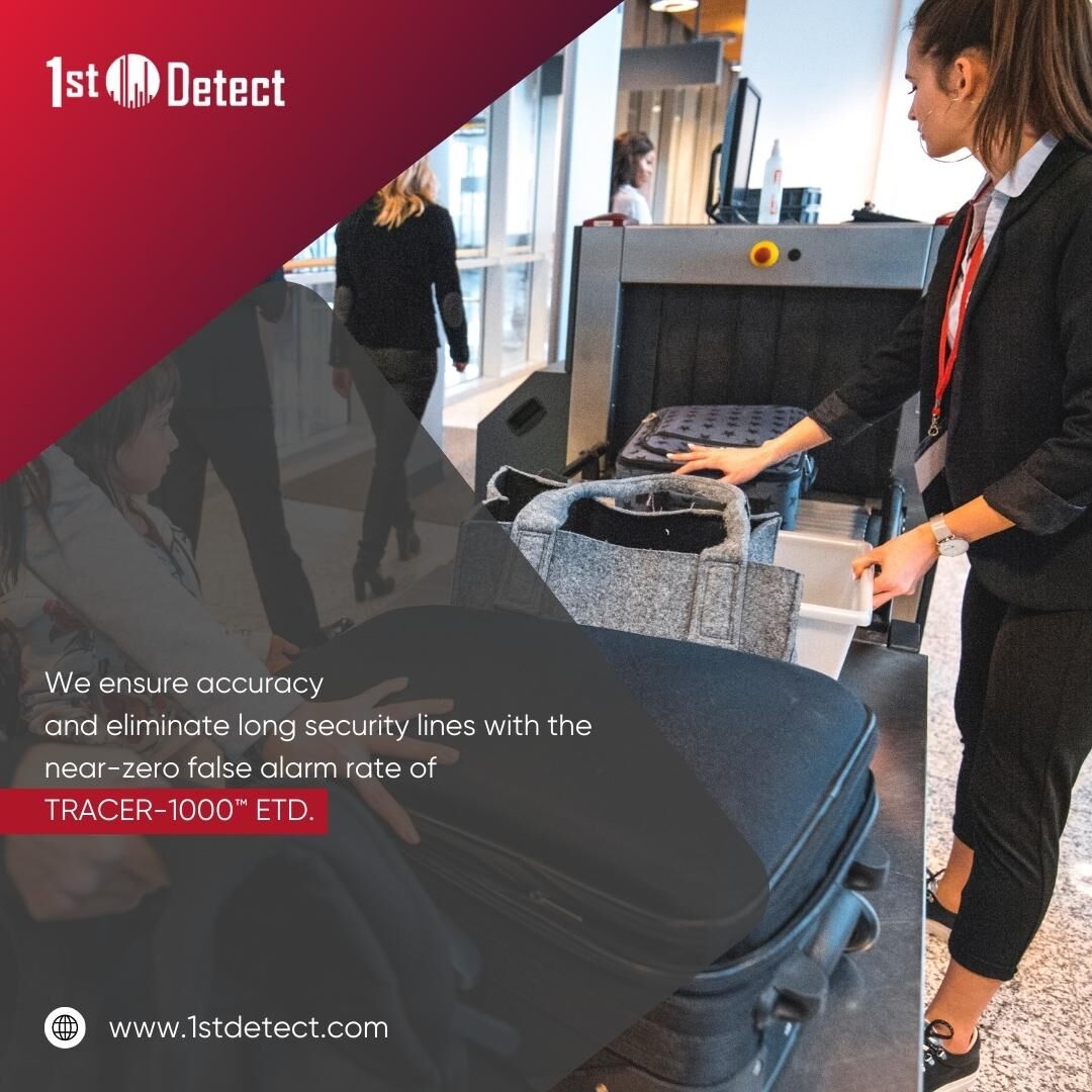 1stDetect's tweet image. TRACER-1000™: Near-zero false alarms, revolutionizing security checks for a stress-free experience. Your safety is our priority

#1stDetect #massspectrometry #explosivesdetection #airportsecurity