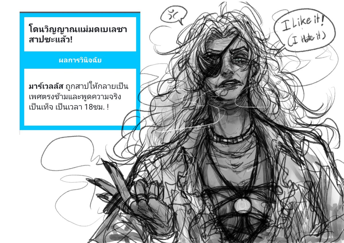 Marvelous_POCSR's tweet photo. #1stEvent_POCSR

ก้าวขาลงเกาะไม่ทันไร ดูเหมือนมาร์เวลลัสเองก็หนีไม่พ้นผลของคำสาปบนเกาะนี้ไปด้วย เฉกเช่นผู้อื่น 

จากร่างกายที่แน่นไปด้วยมวลกล้ามของชายชาตรี 

ตอนนี้กลับหดหายแปรเปลี่ยนไปเป็นร่างเนื้อนุ่มนิ่มเอวคอดของสตรีเเทนเสียอย่างงั้น

“ ? ”

จับก้อนเนื้อตรงอก 

“… บัดซบ” https://t.co/J00470eEmj