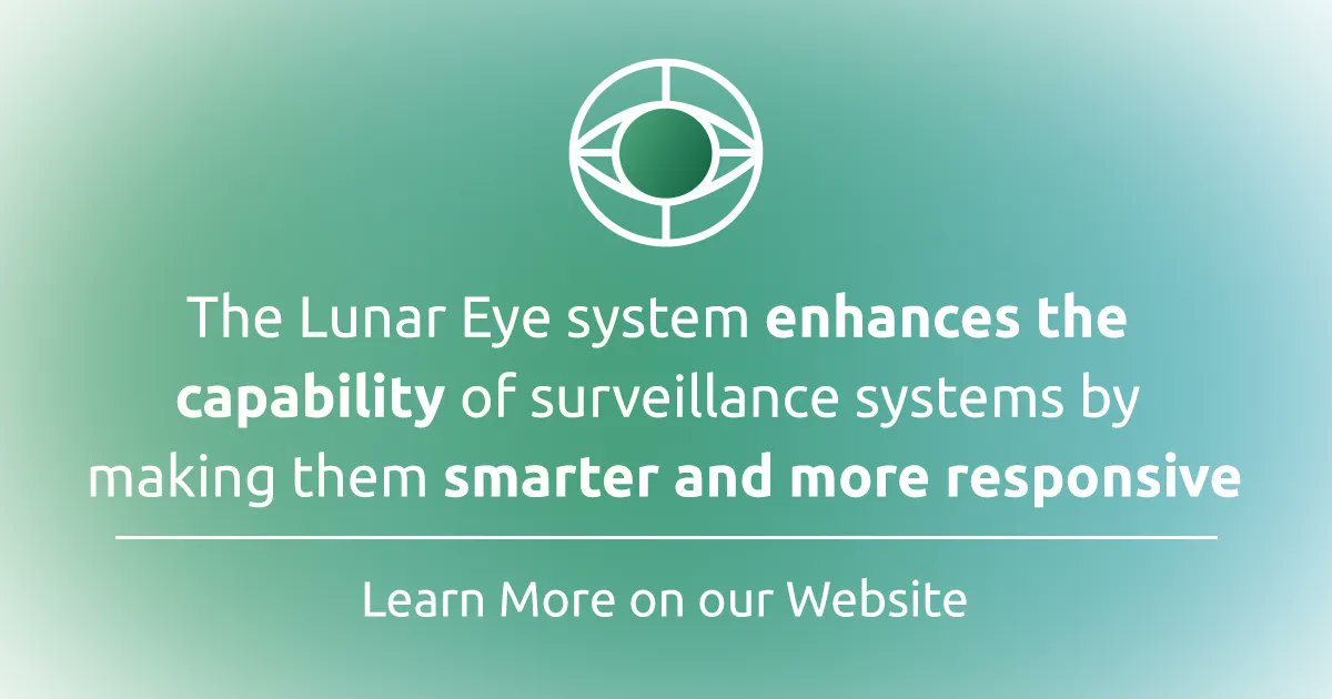 eye_lunar's tweet photo. The Lunar Eye system enhances the capability of surveillance systems by making them smarter and more responsive with real-time monitoring, object and face recognition, data analysis, and more.

Learn how our system can benefit your industry processes: https://t.co/BKNEFu9Ckq https://t.co/L3h2lnkz8F