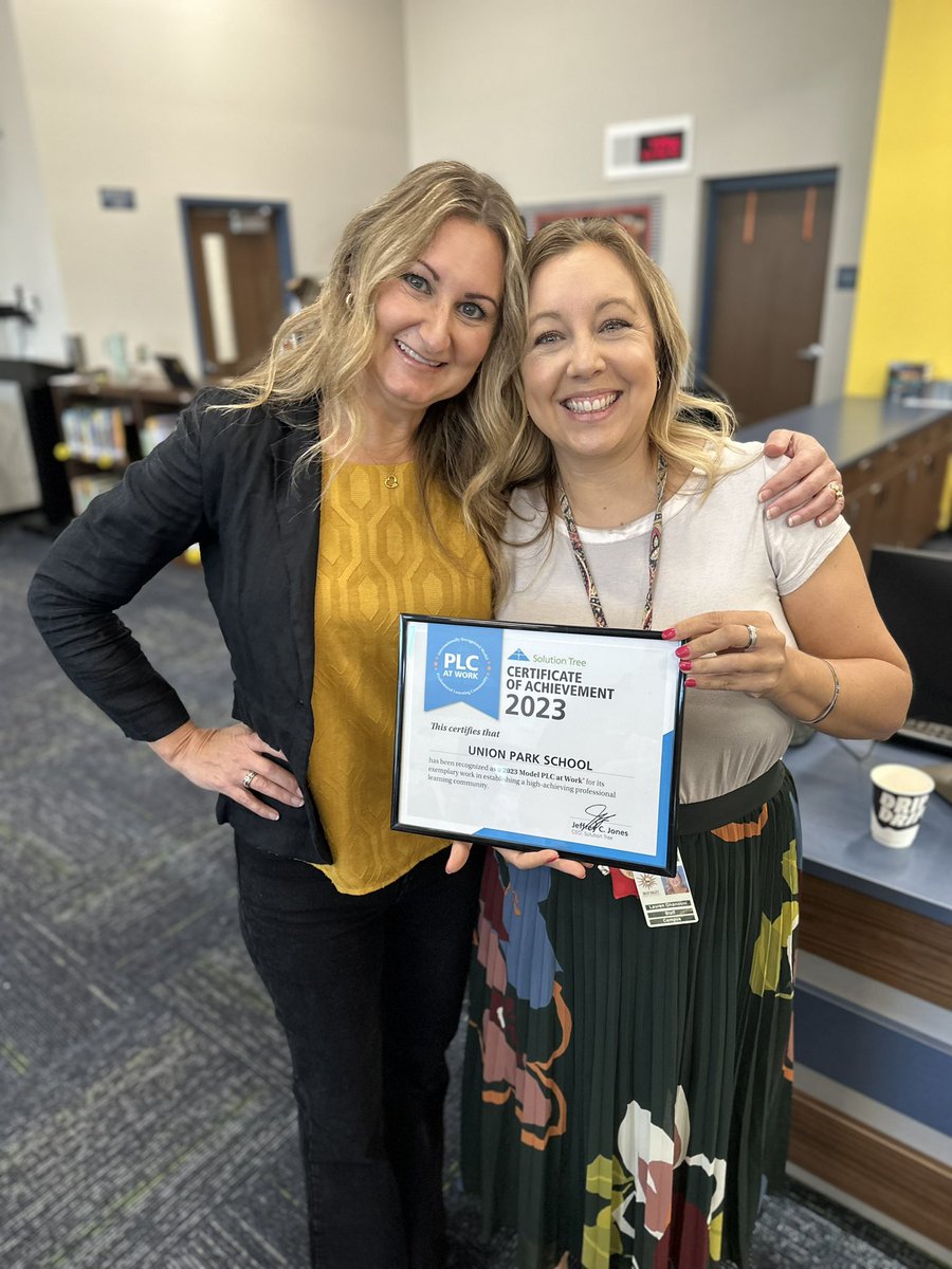 DVUSD's tweet photo. Congratulations to @UnionParkSchool They were just celebrated by @solutiontree as one of only 13 schools in the state of Arizona to earn the title of Model PLC School!👏🏻💛🖤#ToroUp #PLC #modelschool #teacherlife #schoolcelebration #PLC #modelschool #schoolcelebration https://t.co/SB1K2DEmGV