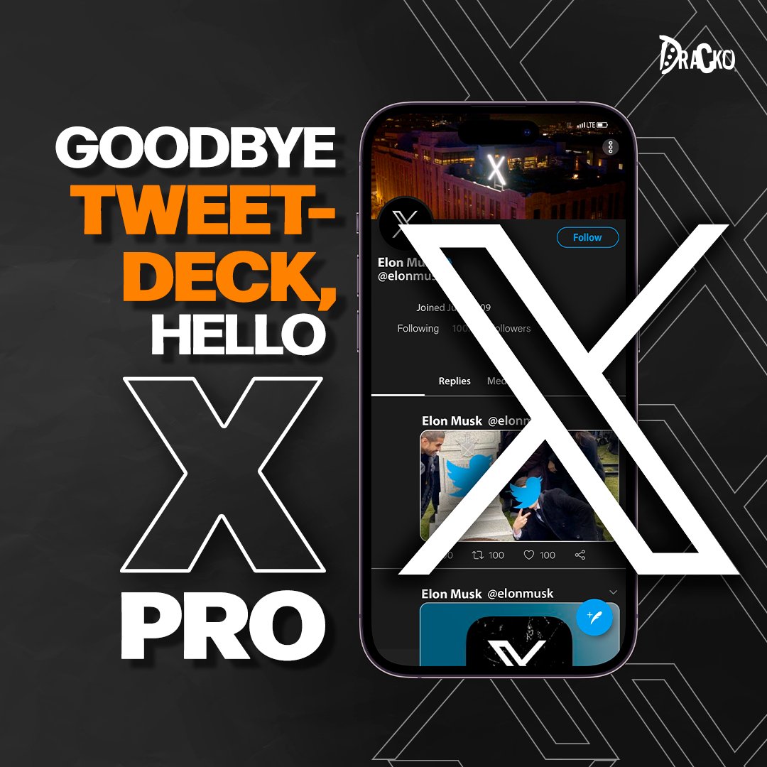 Since #ElonMusk took over #Twitter 🐦, now #X, the billionaire has made  several changes to the application📲, looking to create new cash💰 flow  by adding the #subscription verification plans and making #TweetDeck to  #XPro.