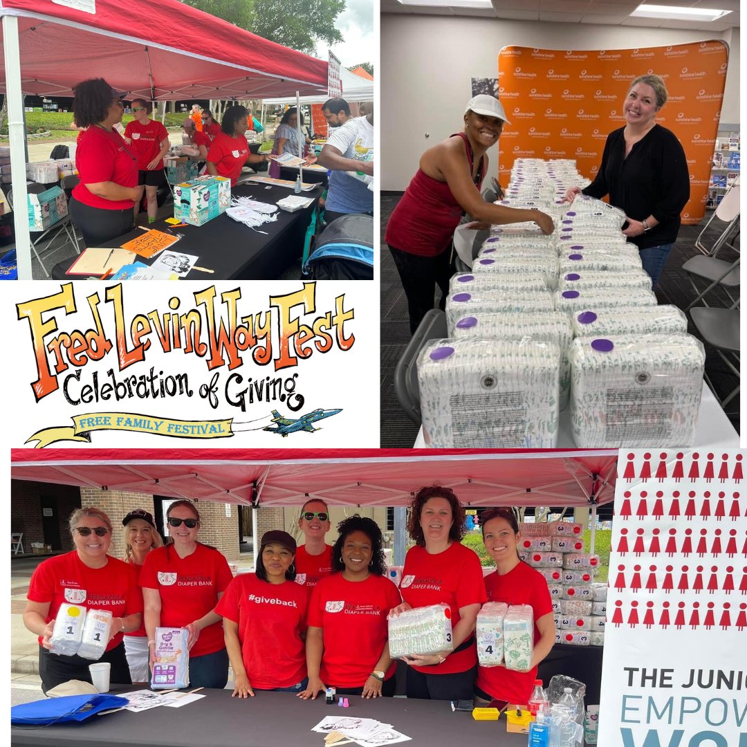 JLPensacola's tweet image. #FlashbackFriday to the Fred Levin Way Fest held this past April. Our Diaper Bank was able to distribute nearly 50,000 diapers alongside nonprofit partners to the community!

Stay tuned to learn more about how you can support our Diaper Bank!

#EndDiaperNeed #BasicsArentBasic