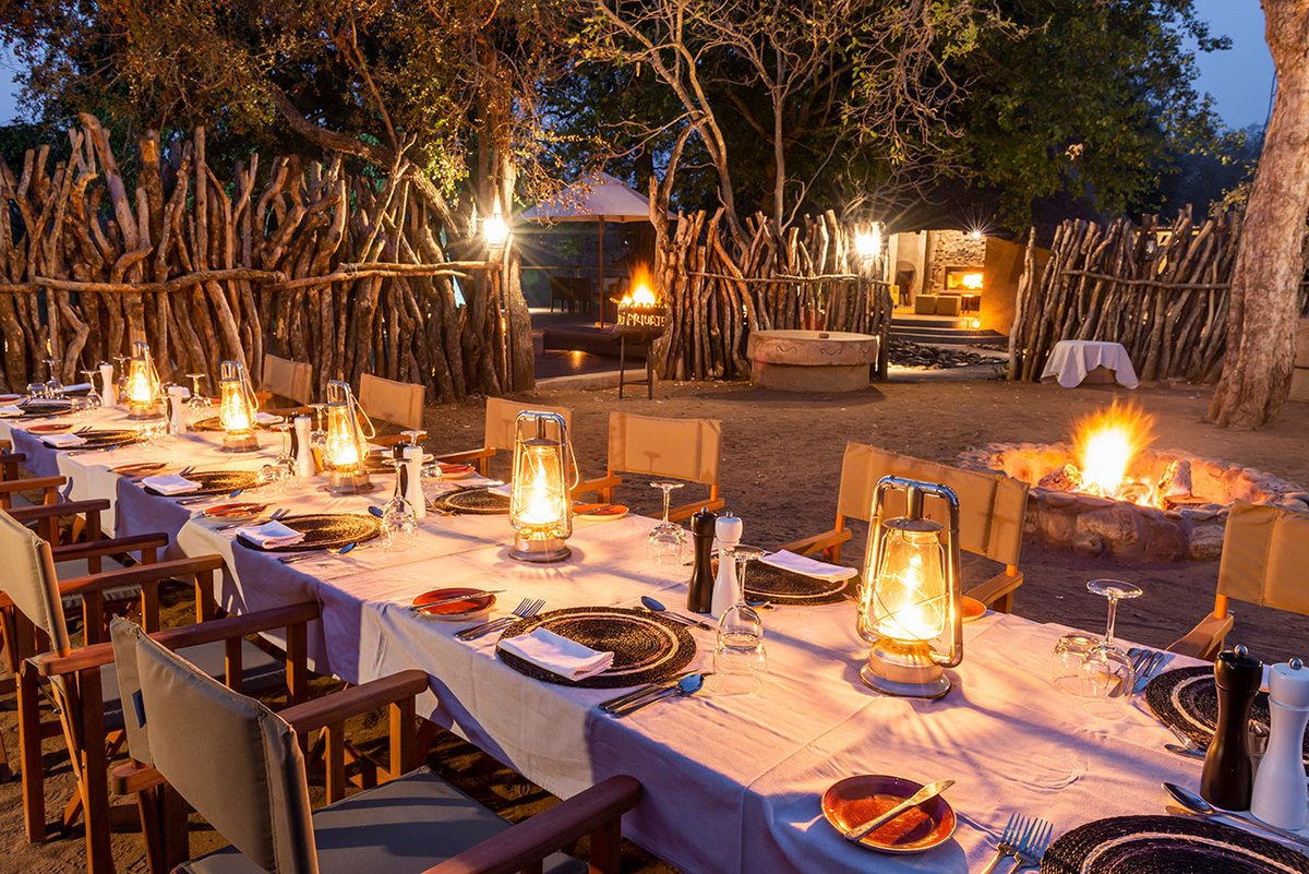 Enveloped by the enchantment of Makalali River Lodge, our boma evenings stand as a testament to the perfect closure of each magical day.