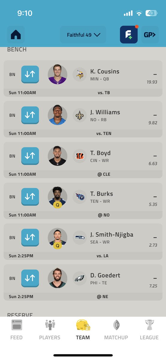 alex_mherrera's tweet photo. @NFLFantasyEsp Liga strandard, 10 equipos. Primer pick 1.06 https://t.co/xvyl2Z5i9p