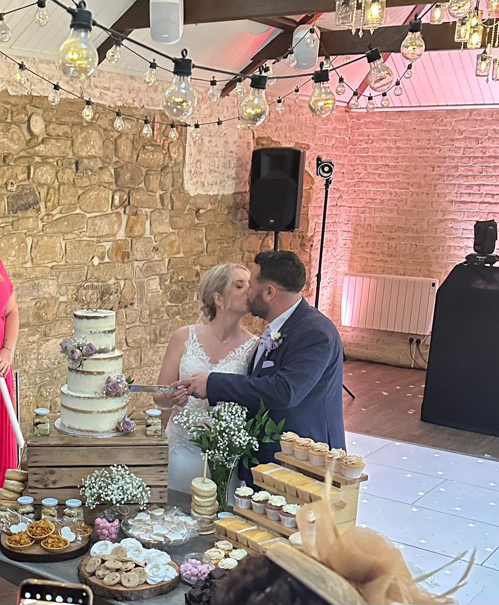 Just me and my wife on our wedding day 😆 thank you to everyone who came and made our special day absolutely amazing!! #Mr&amp;MrsWall #28/08/23