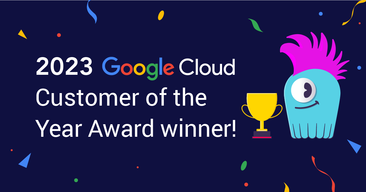 We’re proud to be Google Cloud’s 2023 Customer of the Year! 🏆 As a Customer of the Year Award winner, we’ve been recognized for creating industry-leading solutions and strong customer experiences with Google Cloud. bit.ly/45NEBiV

#GoogleNext #GoogleCloudCustomer