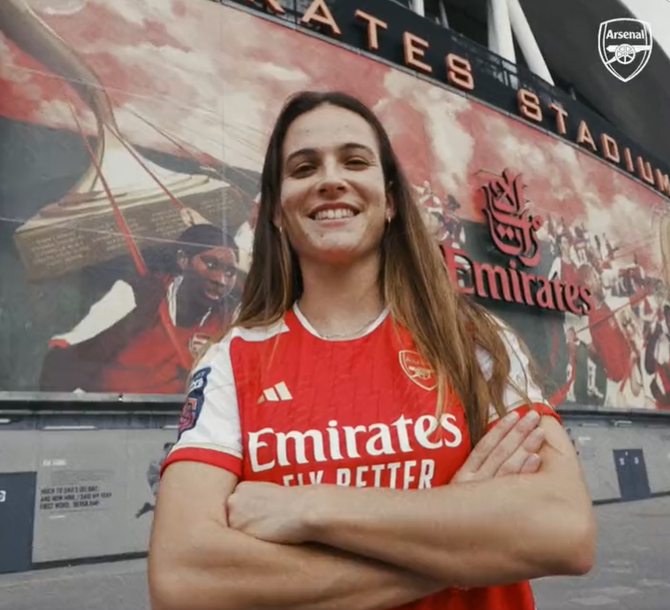 World Cup Winner, Laia Codina has joined Arsenal on a permanent