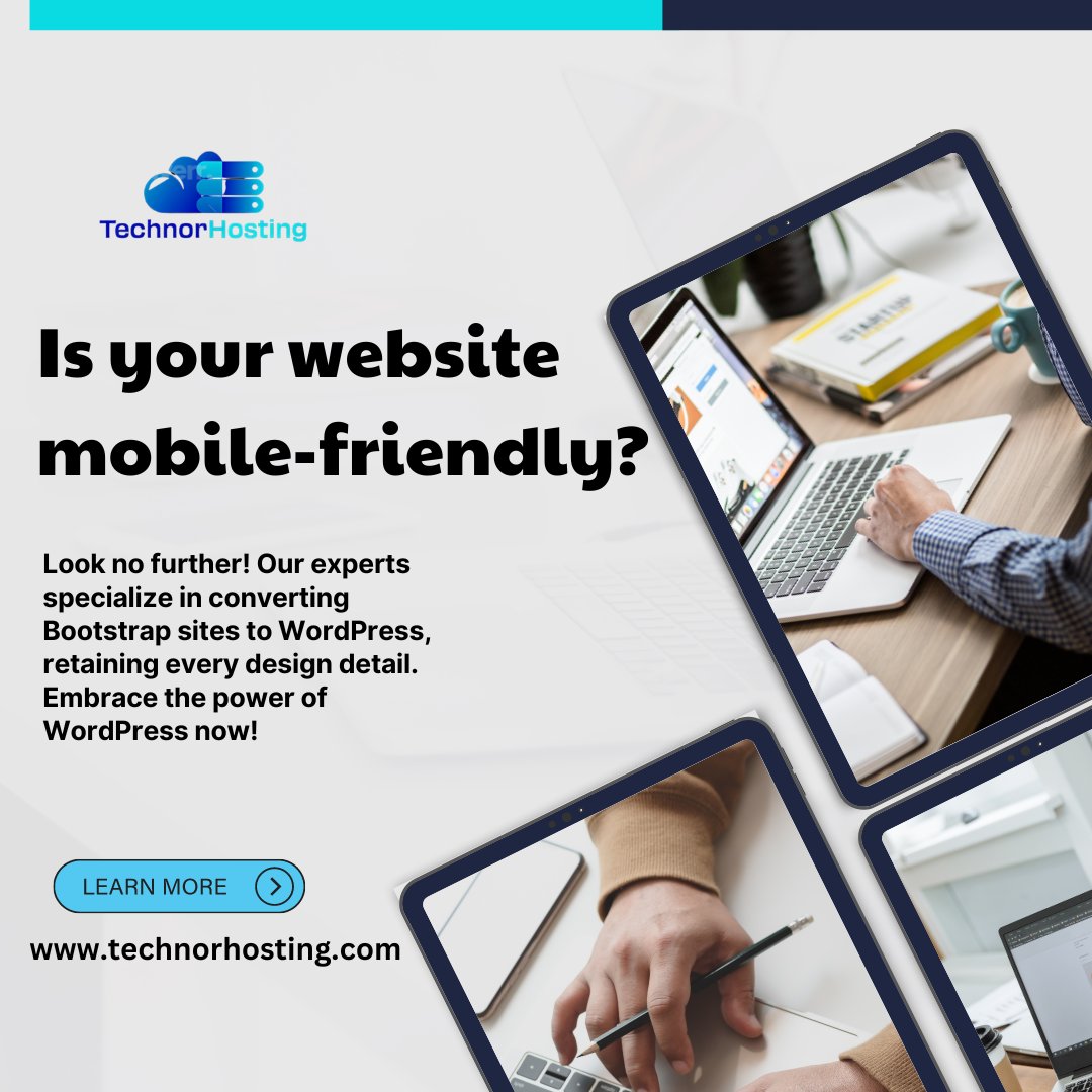 HostingTechnor's tweet photo. 📷📷 Is your website mobile-friendly?  Make sure your site provides a seamless experience on smartphones and tablets. Learn how to optimize it for mobile users.  Don't miss out on potential customers who are browsing on their phones! 

Learn more: https://t.co/o1xkA6Um2P https://t.co/AA0RefJTKN