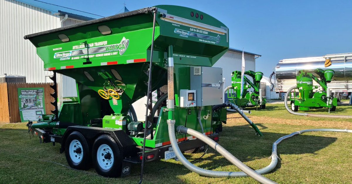 WalingaInc's tweet photo. It's finally here! #FPS23 @farmprogress Stop by the #WALINGA booth 647 and see the new Smart-Flo 2.0 in Action! #toughtobeatinthelongrun #pneumaticconveying #pushsystem #airsystems #grainconveyor #onelegendarytrailer #FarmProgressShow https://t.co/qQnjSwGL7i